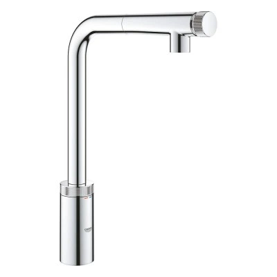 Смеситель для кухонной мойки GROHE Vento Smart Control с выдвижным L-образным изливом, хром (30443000) Смеситель для кухонной мойки GROHE Vento Smart Control с выдвижным L-образным изливом, хром (30443000)