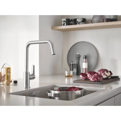 Смеситель однорычажный для мойки, GROHE Start, суперсталь, (30470DC0) Смеситель однорычажный для мойки, GROHE Start, суперсталь, (30470DC0)