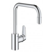 Смеситель для кухни GROHE Eurodisc Cosmopolitan, высокий излив, хром (31122004)