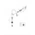 Смеситель для кухонной мойки GROHE Get с поворотным C-изливом, хром (31494001) Смеситель для кухонной мойки GROHE Get с поворотным C-изливом, хром (31494001)
