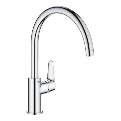 Смеситель для кухонной мойки GROHE Start Curve с высоким C-изливом, хром (31554001)