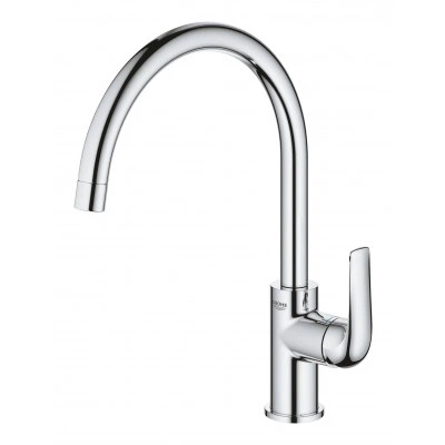 Смеситель для кухонной мойки GROHE Start Curve с высоким C-изливом, хром (31554001) Смеситель для кухонной мойки GROHE Start Curve с высоким C-изливом, хром (31554001)