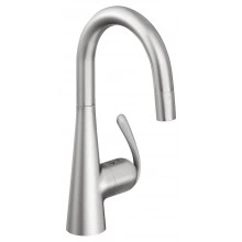 Смеситель для кухни GROHE Zedra с выдвижным изливом/лейкой, нержавеющая сталь (32296SD0)