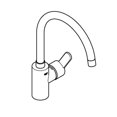 Смеситель для кухни Grohe Eurostyle Cosmopolitan стандартный хром (33975004) Смеситель для кухни Grohe Eurostyle Cosmopolitan стандартный хром (33975004)