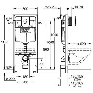 Готовый набор для туалета GROHE Bau Ceramic (NW0006) Готовый набор для туалета GROHE Bau Ceramic (NW0006)
