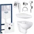 Готовый набор для туалета GROHE Bau Ceramic с панелью смыва Skate Air (NW0008) Готовый набор для туалета GROHE Bau Ceramic с панелью смыва Skate Air (NW0008)