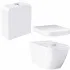 Унитаз напольный безободковый GROHE Euro Ceramic с бачком и сиденьем с микролифтом (NW0014-1) Унитаз напольный безободковый GROHE Euro Ceramic с бачком и сиденьем с микролифтом (NW0014-1)
