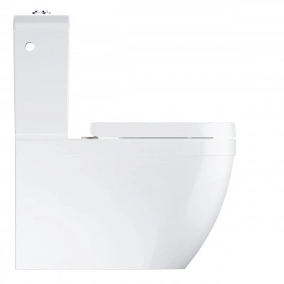 Унитаз напольный безободковый GROHE Euro Ceramic с бачком и сиденьем с микролифтом (NW0014) Унитаз напольный безободковый GROHE Euro Ceramic с бачком и сиденьем с микролифтом (NW0014)