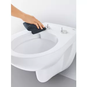 Унитаз подвесной безободковый, компактный GROHE Euro Ceramic с сиденьем с микролифтом (NW0029-1) Унитаз подвесной безободковый, компактный GROHE Euro Ceramic с сиденьем с микролифтом (NW0029-1)
