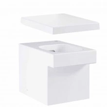 Унитаз приставной GROHE Cube Ceramic с быстросъемным сиденьем с микролифтом (NW0039)