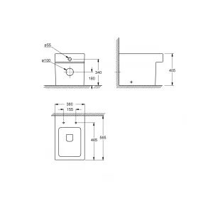Унитаз приставной GROHE Cube Ceramic с быстросъемным сиденьем с микролифтом (NW0039) Унитаз приставной GROHE Cube Ceramic с быстросъемным сиденьем с микролифтом (NW0039)