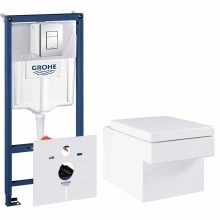 Готовый набор для туалета GROHE Cube Ceramic (NW0040)