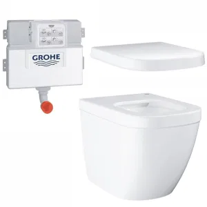 Унитаз напольный безободковый GROHE Euro Ceramic с бачком и сиденьем без микролифта (NW0056-1) Унитаз напольный безободковый GROHE Euro Ceramic с бачком и сиденьем без микролифта (NW0056-1)