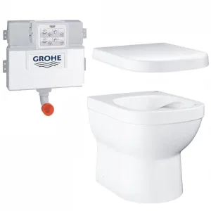 Унитаз напольный безободковый GROHE Euro Ceramic с бачком и сиденьем без микролифта (NW0059-1) Унитаз напольный безободковый GROHE Euro Ceramic с бачком и сиденьем без микролифта (NW0059-1)