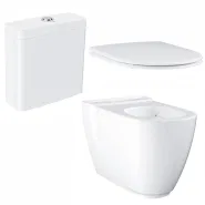 Унитаз напольный безободковый GROHE Essence Ceramic с бачком и сиденьем с микролифтом (NW0064-1)