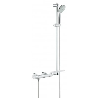 Термостат для душа с душевым гарнитуром, GROHE Grohtherm 1000 Cosmopolitan M, хром, (34321002) Термостат для душа с душевым гарнитуром, GROHE Grohtherm 1000 Cosmopolitan M, хром, (34321002)