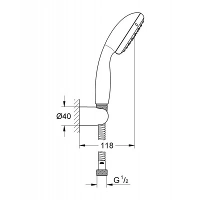 Готовый набор для ванной, GROHE Eurosmart, смесители для ванны и раковины, душевой набор, хром, (124470) Готовый набор для ванной, GROHE Eurosmart, смесители для ванны и раковины, душевой набор, хром, (124470)