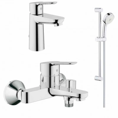 Готовый комплект для ванной комнаты GROHE BauEdge (NB0004-2) Готовый комплект для ванной комнаты GROHE BauEdge (NB0004-2)