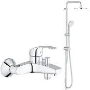 Душевая система для ванны GROHE New Tempesta 200 со смесителем (NB0045)