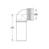 Регулируемый угловой отвод GROHE DN 90 (42327000) Регулируемый угловой отвод GROHE DN 90 (42327000)