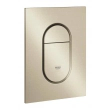 Накладная панель смыва для унитаза GROHE Arena Cosmopolitan, размер S, вертикальная, никель матовый (37624EN0)