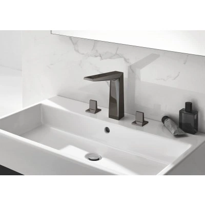Смеситель для раковины GROHE Allure Brilliant на 3 отверстия, высокий излив, темный графит глянец (20344A00) Смеситель для раковины GROHE Allure Brilliant на 3 отверстия, высокий излив, темный графит глянец (20344A00)