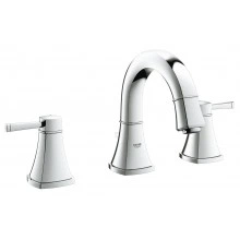 Смеситель для раковины GROHE Grandera с донным клапаном и низким изливом, хром (20417000)