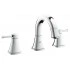 Смеситель для раковины GROHE Grandera с донным клапаном и низким изливом, хром (20417000) Смеситель для раковины GROHE Grandera с донным клапаном и низким изливом, хром (20417000)