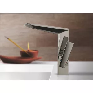 Смеситель для раковины GROHE Allure Brilliant с высоким изливом, сливной гарнитур, темный графит глянец (23109A00) Смеситель для раковины GROHE Allure Brilliant с высоким изливом, сливной гарнитур, темный графит глянец (23109A00)