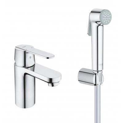 Смеситель для раковины GROHE Get с цепочкой и гигиеническим душем (23238000)