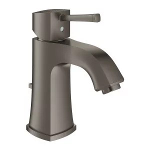 Смеситель для раковины GROHE Grandera с донным клапаном, темный графит матовый (23303AL0) Смеситель для раковины GROHE Grandera с донным клапаном, темный графит матовый (23303AL0)