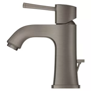 Смеситель для раковины GROHE Grandera с донным клапаном, темный графит матовый (23303AL0) Смеситель для раковины GROHE Grandera с донным клапаном, темный графит матовый (23303AL0)