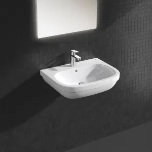Смеситель для раковины GROHE Eurosmart Cosmopolitan с донным клапаном, средний излив, хром (2332500D) Смеситель для раковины GROHE Eurosmart Cosmopolitan с донным клапаном, средний излив, хром (2332500D)