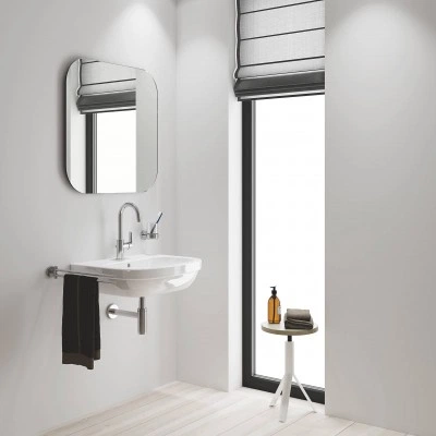 Смеситель для раковины однорычажный GROHE QuickFix Start с донным клапаном, хром (23554001) Смеситель для раковины однорычажный GROHE QuickFix Start с донным клапаном, хром (23554001)