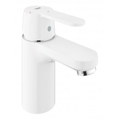Смеситель для раковины GROHE Get с нажимным донным клапаном, белая луна (23586LS0)