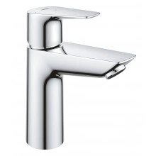 Смеситель для раковины GROHE BauEdge с рычажным донным клапаном, размер M, хром (23759001)