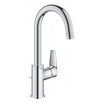 Смеситель для раковины GROHE Start Edge с донным клапаном, L-Size, хром (23776001) Смеситель для раковины GROHE Start Edge с донным клапаном, L-Size, хром (23776001)