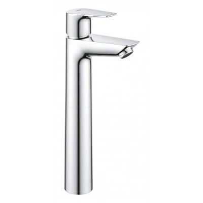 Смеситель для раковины однорычажный GROHE QuickFix Start Edge с нажимным донным клапаном, XL-Size, хром, (23777001) Смеситель для раковины однорычажный GROHE QuickFix Start Edge с нажимным донным клапаном, XL-Size, хром, (23777001)