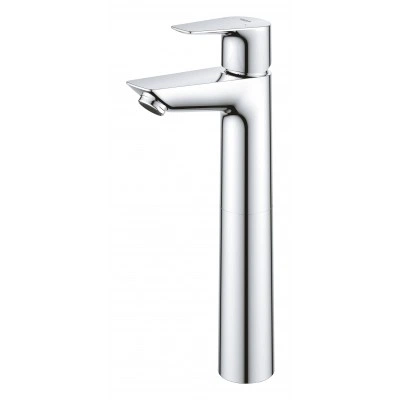 Смеситель для раковины однорычажный GROHE QuickFix Start Edge с нажимным донным клапаном, XL-Size, хром, (23777001) Смеситель для раковины однорычажный GROHE QuickFix Start Edge с нажимным донным клапаном, XL-Size, хром, (23777001)