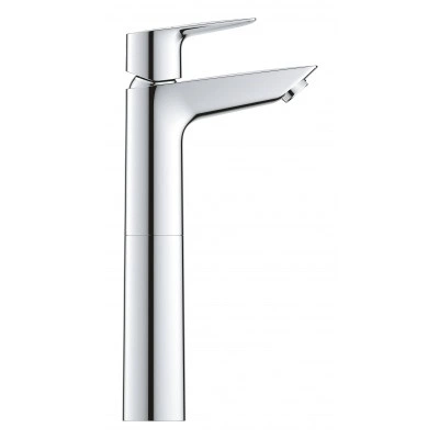 Смеситель для раковины однорычажный GROHE QuickFix Start Edge с нажимным донным клапаном, XL-Size, хром, (23777001) Смеситель для раковины однорычажный GROHE QuickFix Start Edge с нажимным донным клапаном, XL-Size, хром, (23777001)