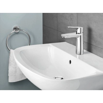 Смеситель для раковины GROHE Start Loop с донным клапаном, M-Size, хром (23778000) Смеситель для раковины GROHE Start Loop с донным клапаном, M-Size, хром (23778000)