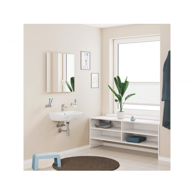 Смеситель для раковины однорычажный GROHE QuickFix Start Edge с нажимным донным клапаном, S-Size, хром, (23898001) Смеситель для раковины однорычажный GROHE QuickFix Start Edge с нажимным донным клапаном, S-Size, хром, (23898001)