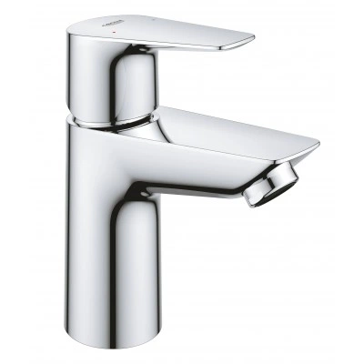 Смеситель для раковины однорычажный GROHE QuickFix Start Edge с нажимным донным клапаном, S-Size, хром, (23898001)