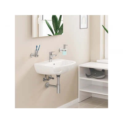 Смеситель для раковины однорычажный GROHE QuickFix Start Edge с нажимным донным клапаном, S-Size, хром, (23898001) Смеситель для раковины однорычажный GROHE QuickFix Start Edge с нажимным донным клапаном, S-Size, хром, (23898001)