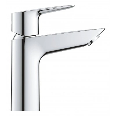 Смеситель для раковины GROHE BauEdge с ограничителем температуры и нажимным донным клапаном, размер M, хром (23901001) Смеситель для раковины GROHE BauEdge с ограничителем температуры и нажимным донным клапаном, размер M, хром (23901001)