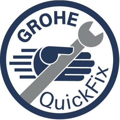 Смеситель для раковины однорычажный GROHE QuickFix Start с нажимным донным клапаном, M-Size, хром, (24204002) Смеситель для раковины однорычажный GROHE QuickFix Start с нажимным донным клапаном, M-Size, хром, (24204002)