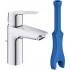 Смеситель для раковины однорычажный GROHE QuickFix Start с донным клапаном, S-Size, хром, (24209002) Смеситель для раковины однорычажный GROHE QuickFix Start с донным клапаном, S-Size, хром, (24209002)