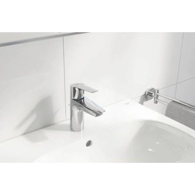 Смеситель для раковины однорычажный GROHE QuickFix Start с донным клапаном, S-Size, хром, (24209002) Смеситель для раковины однорычажный GROHE QuickFix Start с донным клапаном, S-Size, хром, (24209002)