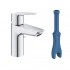 Смеситель для раковины однорычажный GROHE QuickFix Start с донным клапаном, S-Size, хром, (31137002) Смеситель для раковины однорычажный GROHE QuickFix Start с донным клапаном, S-Size, хром, (31137002)