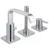 Внешняя часть смесителя для ванны GROHE Allure на 3 отверстия, хром (19316000) Внешняя часть смесителя для ванны GROHE Allure на 3 отверстия, хром (19316000)
